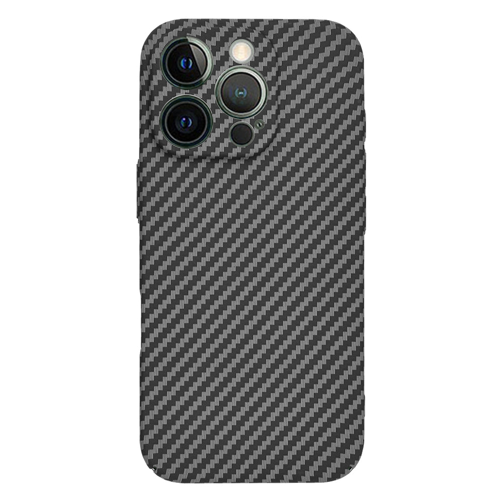 Case for Apple iPhone 13 Pro, Techsuit, Carbonite FiberShell, Black