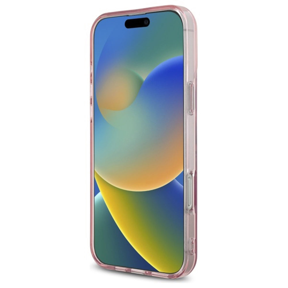 Case for Apple iPhone 16 Pro Max, Guess, IML Heart, Pink