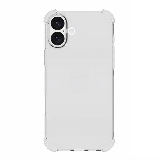 Case for Apple iPhone 16, Techsuit, Shockproof Clear (Big Lens Hole), Transparent