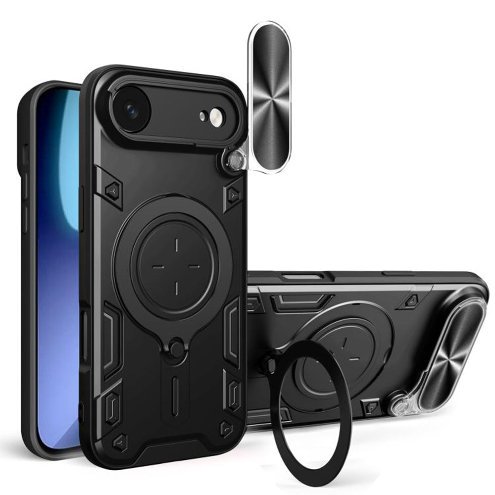 Case for Apple iPhone 17 Air, Techsuit, CamGuard Pro, Black