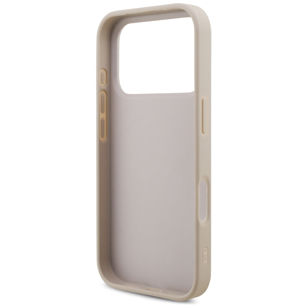 Case for Apple iPhone 17 Pro Max, Guess, 4G Classic Logo with Strap, Pink