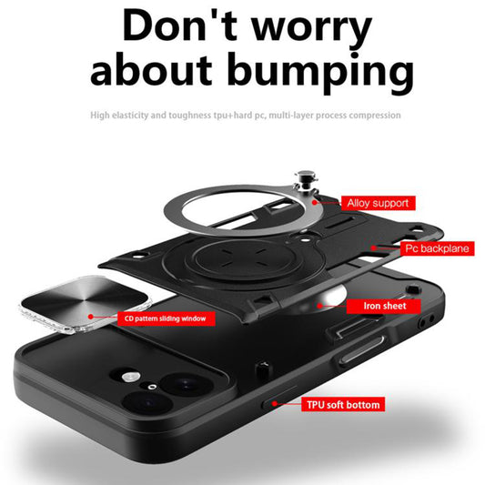 Case for Apple iPhone 17, Techsuit, CamGuard Pro, Blue