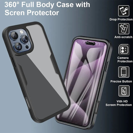Case for Apple iPhone 17, Techsuit, ColorVerse 360, Purple