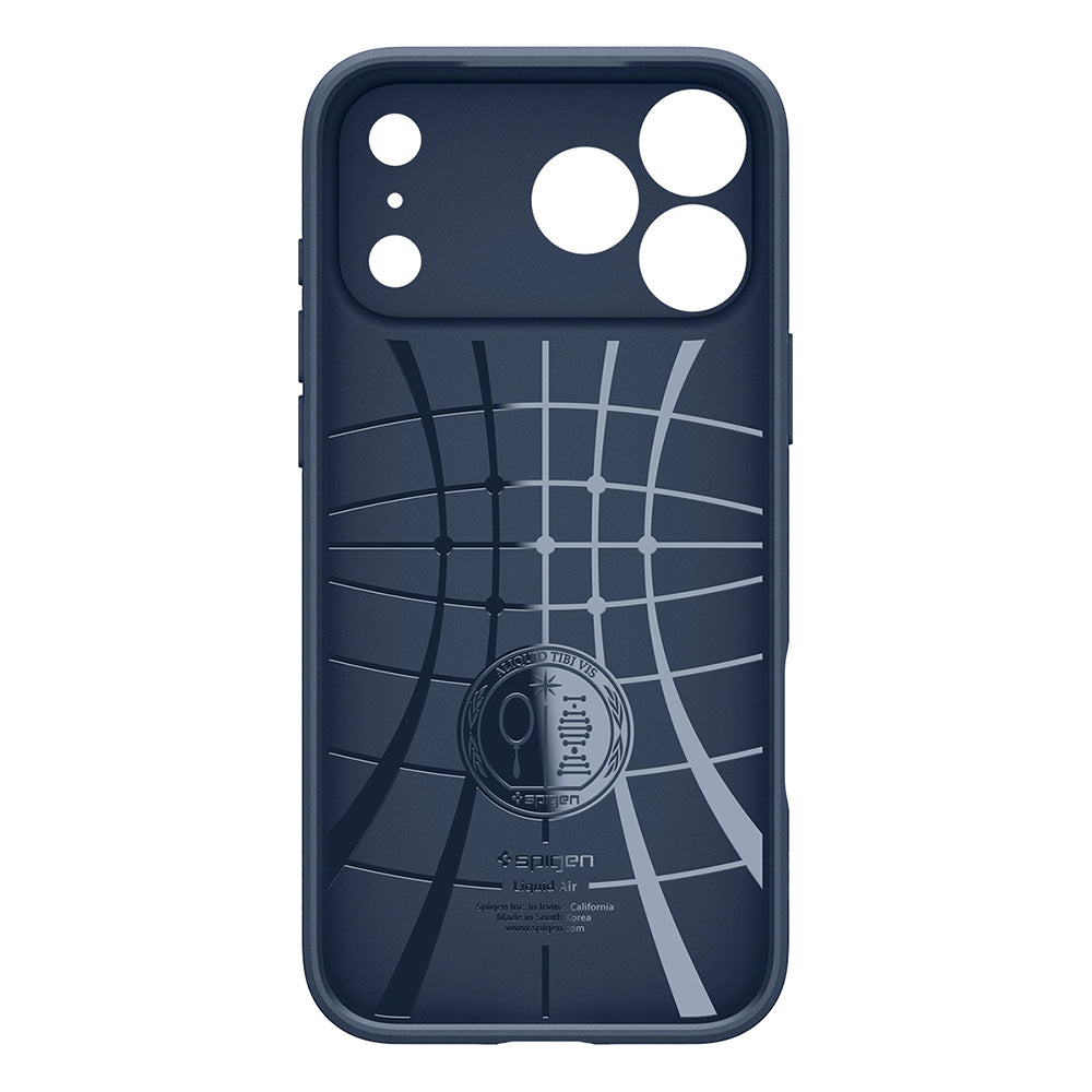Case for Apple iPhone 18 Pro / 17 Pro, Spigen, Liquid Air, Navy ACS12150