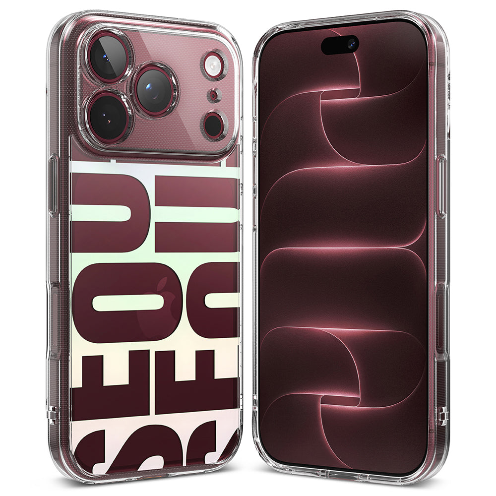 Case for Apple iPhone 18 Pro Max / 17 Pro Max, Ringke, Fusion Seoul, Burgundy