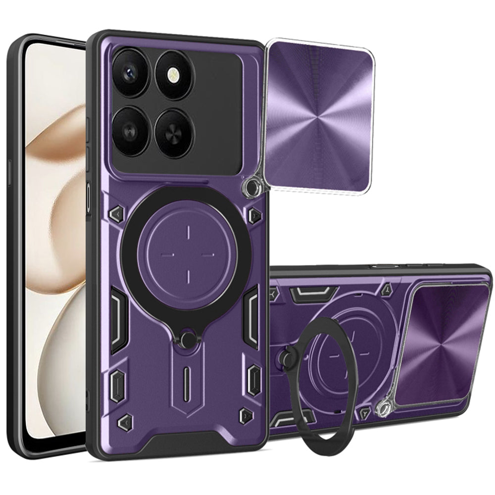 Case for Honor 400 Smart 4G / X7d 4G / 400 Smart 5G, Techsuit, CamGuard Pro, Purple