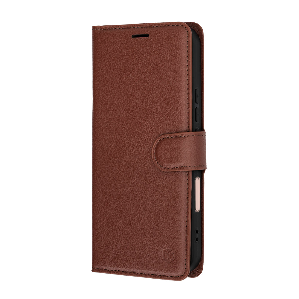 Case for Honor 600 Lite, Techsuit, Leather Folio, Brown