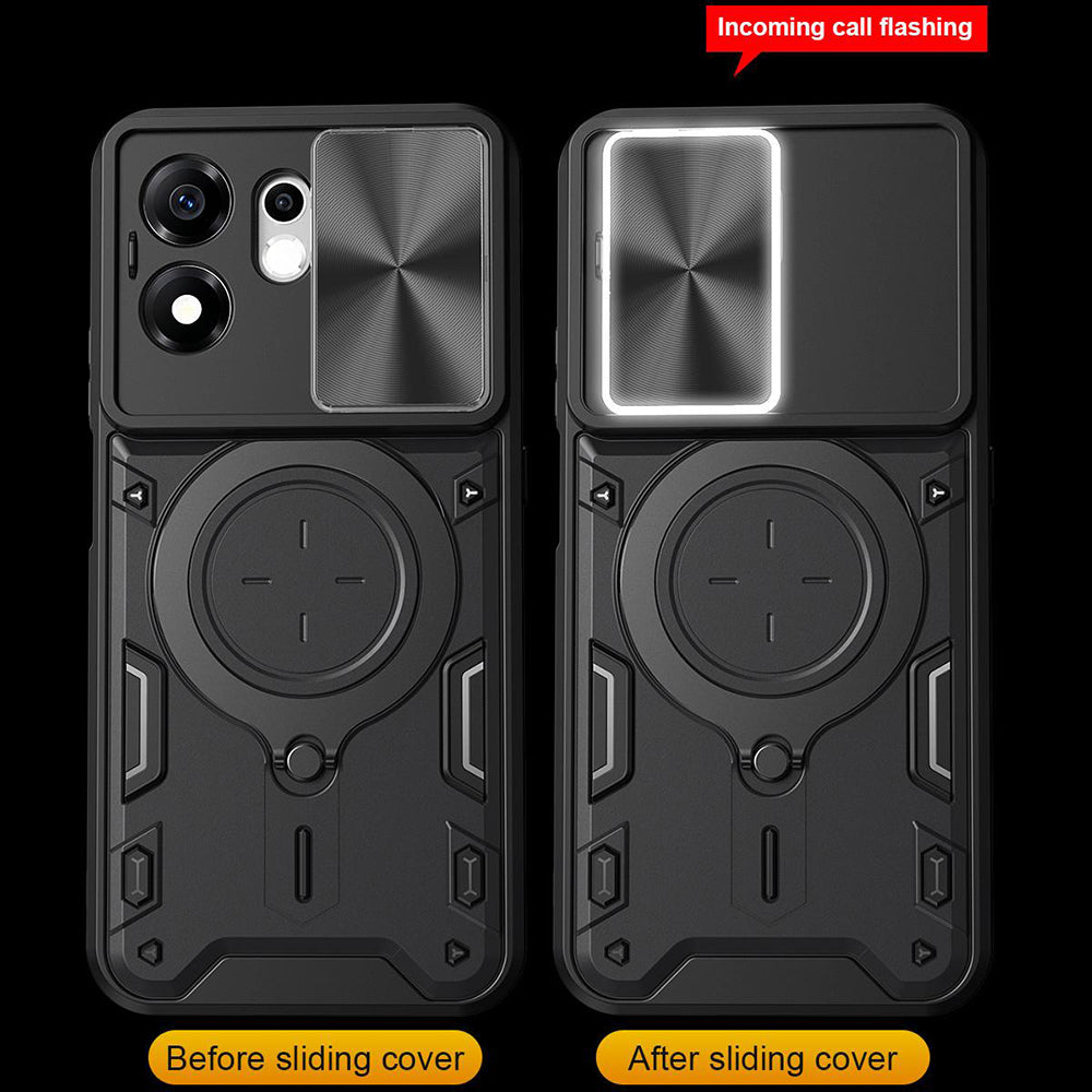 Case for Honor 600 Smart, Techsuit, CamGuard Pro, Black