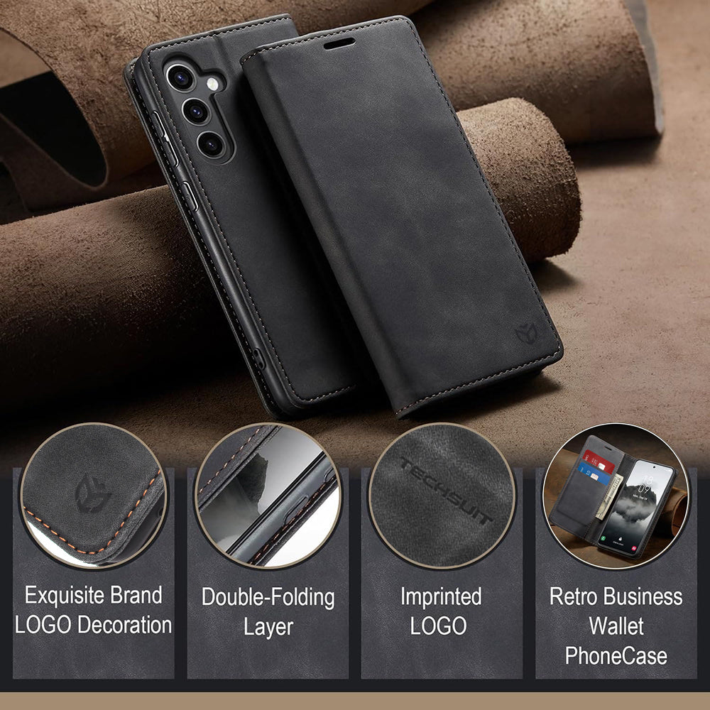 Case for Honor X5c Plus, Techsuit, Confy, Black