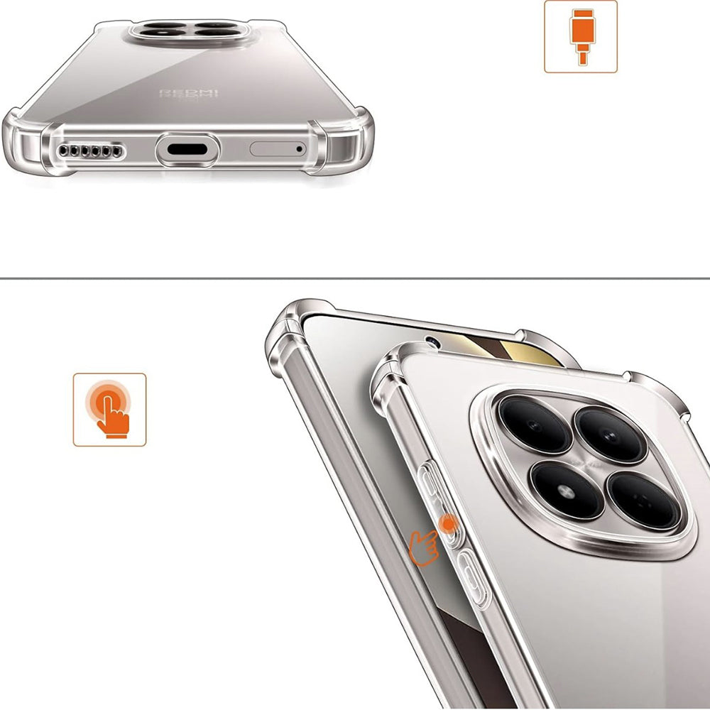Case for Huawei nova 14 Pro, Techsuit, Shockproof Clear, Transparent