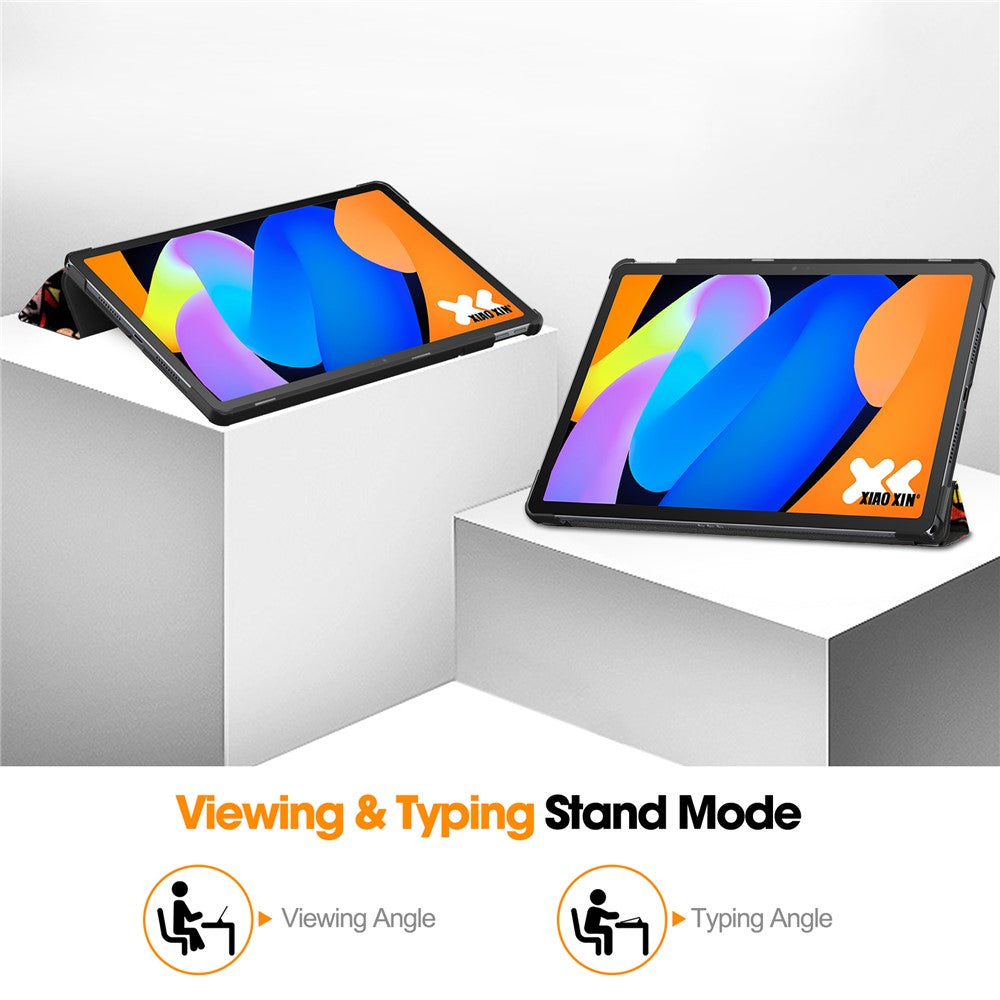 Case for Lenovo Idea Tab Plus, Techsuit, FoldPro Urban Vibe, Multicolor