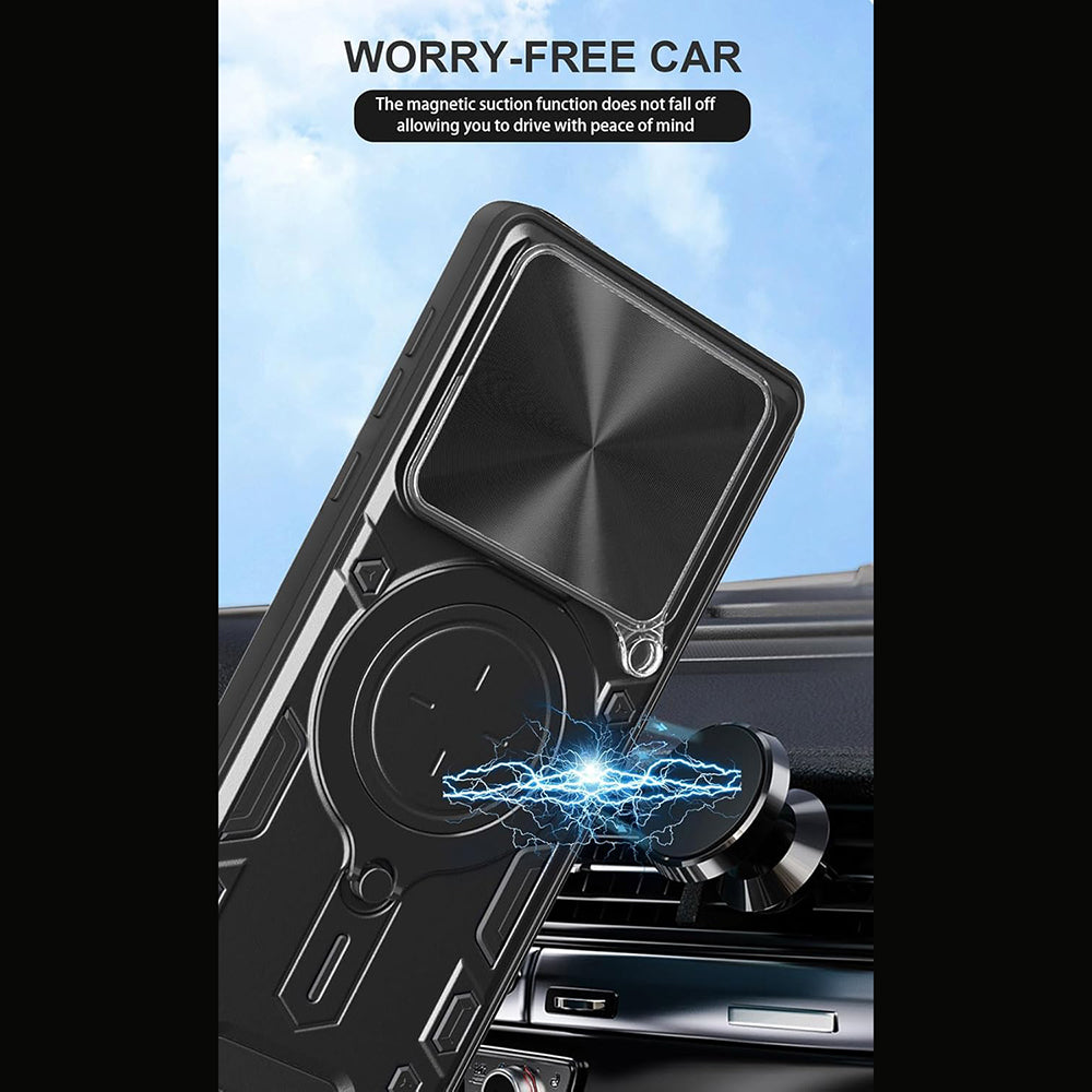 Case for Motorola Edge 70 Pro, Techsuit, CamGuard Pro, Black