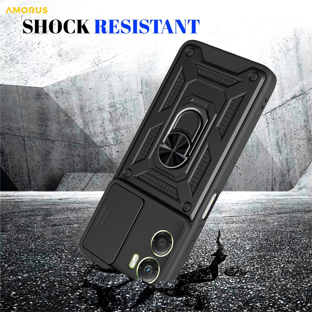 Case for Motorola Moto G06, Techsuit, CamShield, Blue