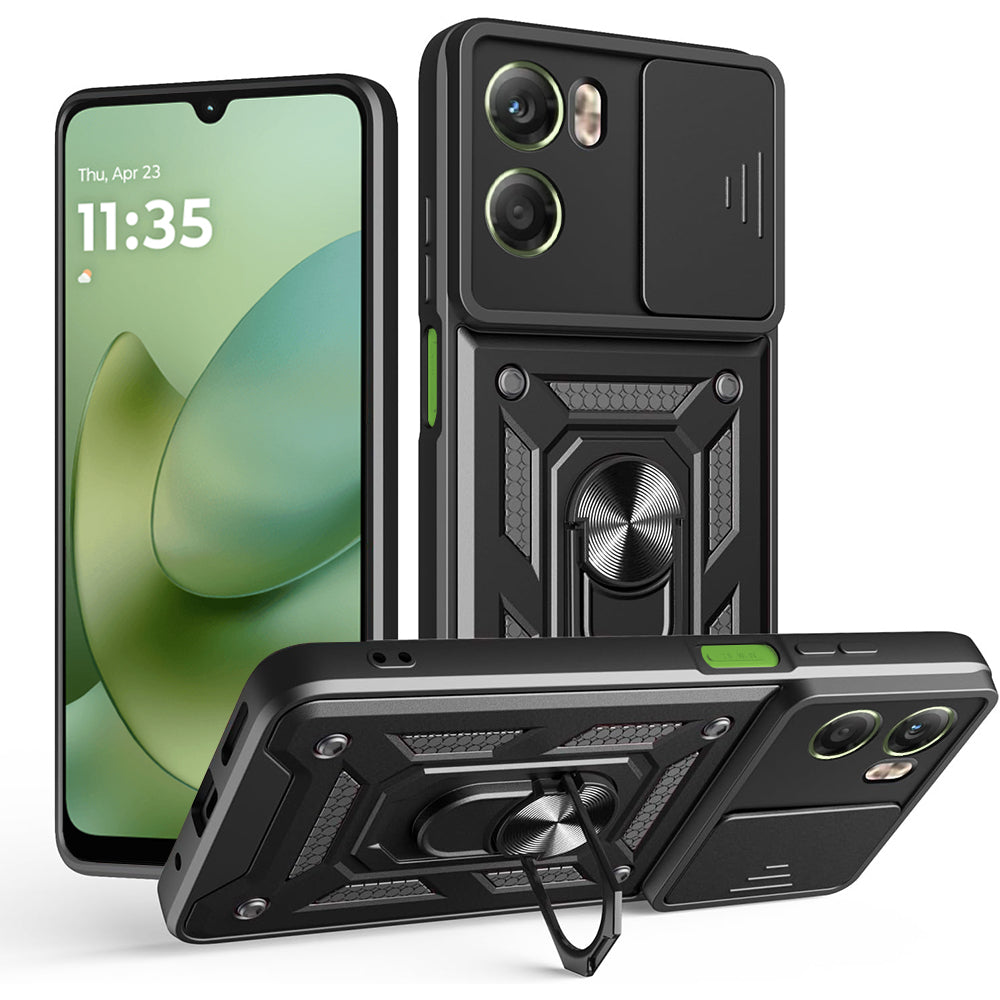 Case for Motorola Moto G06, Techsuit, CamShield, Black