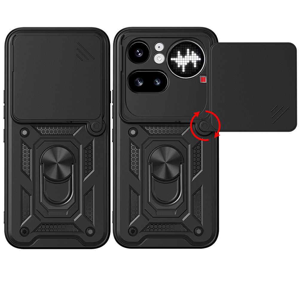 Case for Nothing Phone (4a) Pro, Techsuit, CamShield, Blue