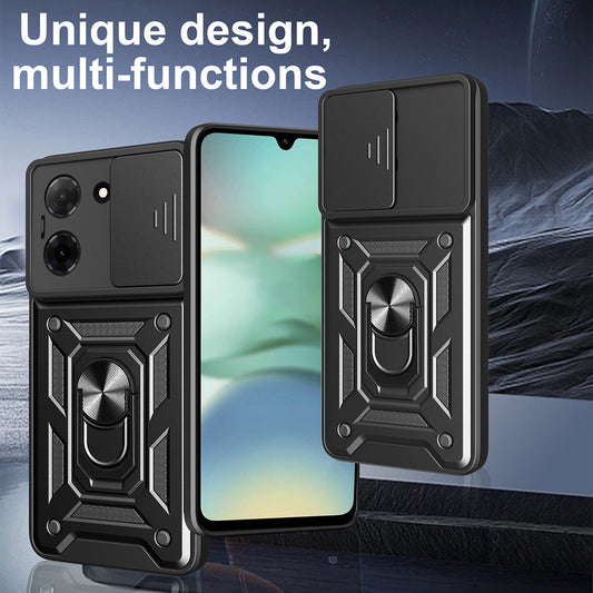 Case for Oppo A6 4G, Techsuit, CamShield, Black