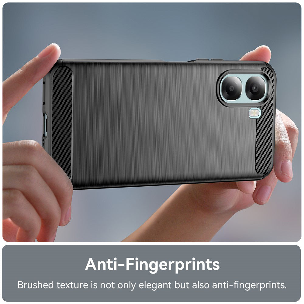 Case for Oppo A6x 4G / A6x, Techsuit, Carbon, Black