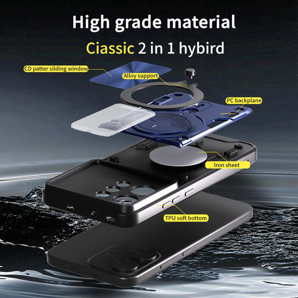 Case for Oppo Reno14, Techsuit, CamGuard Pro, Blue