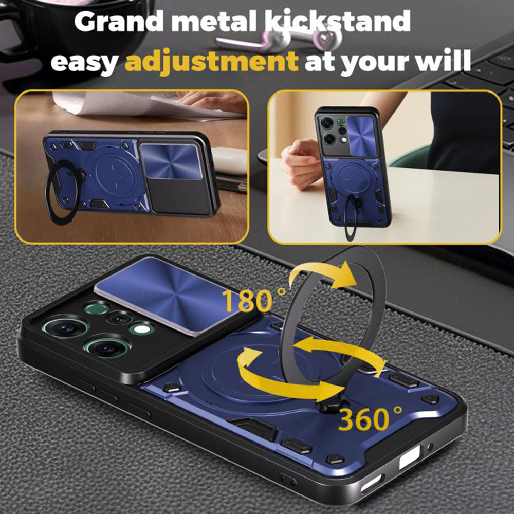 Case for Oppo Reno14, Techsuit, CamGuard Pro, Blue
