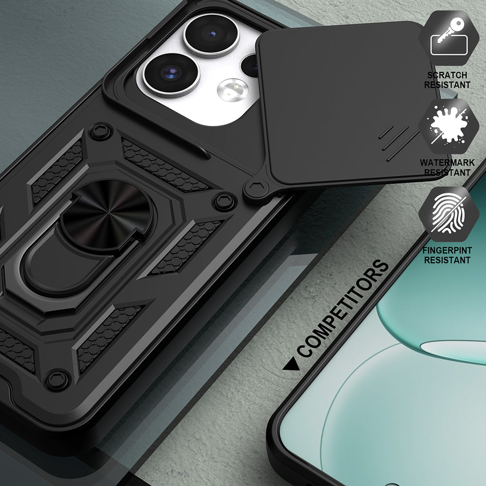 Case for Oppo Reno16 / Reno16 Pro, Techsuit, CamShield, Rose Gold