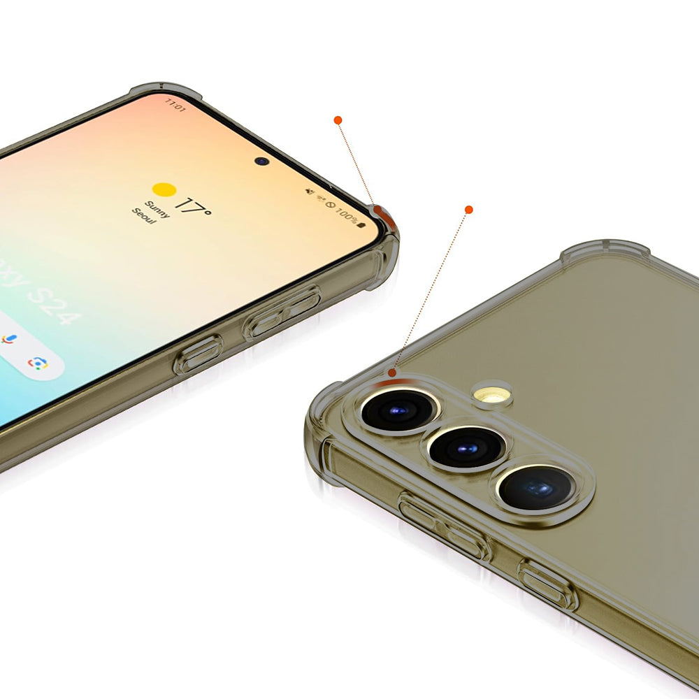 Case for Oppo Reno16, Techsuit, Shockproof Clear, Smoke