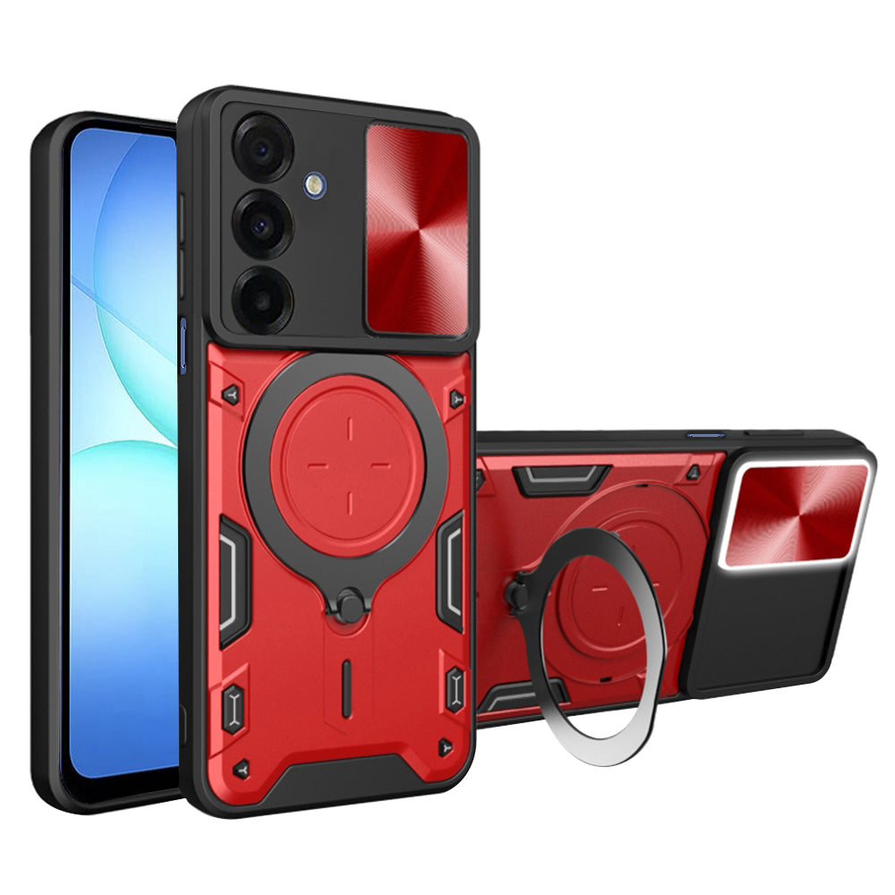 Case for Samsung Galaxy A17 5G A176, Techsuit, CamGuard Pro, Red