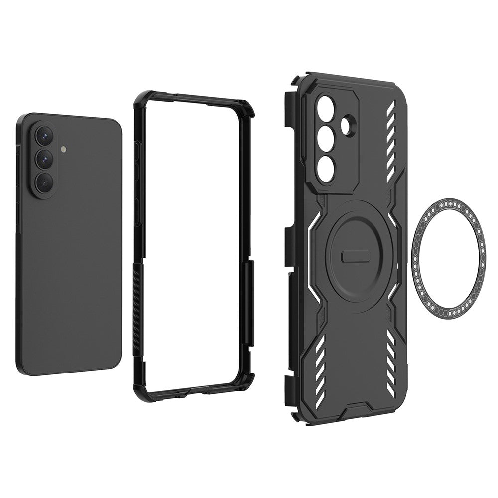 MagSafe Case for Samsung Galaxy A57 5G, Techsuit, ArmorMag, Blue