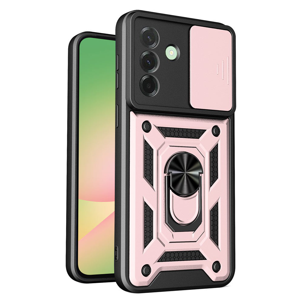 Case for Samsung Galaxy A57 5G, Techsuit, CamShield, Rose Gold