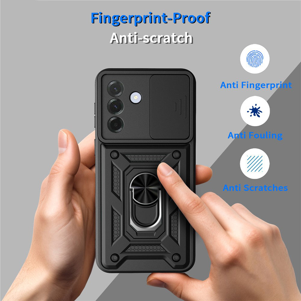 Case for Samsung Galaxy A57 5G, Techsuit, CamShield, Rose Gold