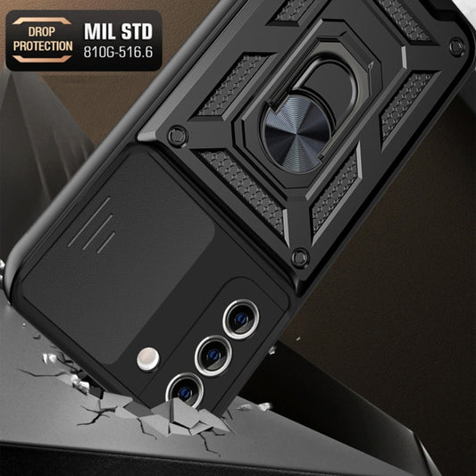 Case for Samsung Galaxy S21+ 5G G996, Techsuit, CamShield, Black