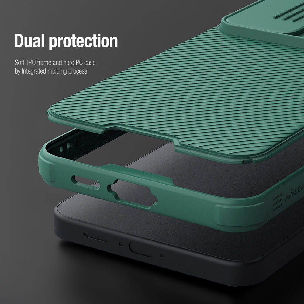 Case for Samsung Galaxy S24 FE S721, Nillkin, CamShield Pro, Blue