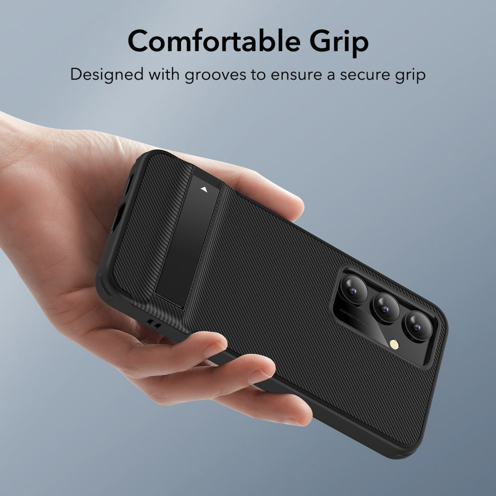 Case for Samsung Galaxy S24+ S926, ESR, Air Shield Boost Kickstand, Black