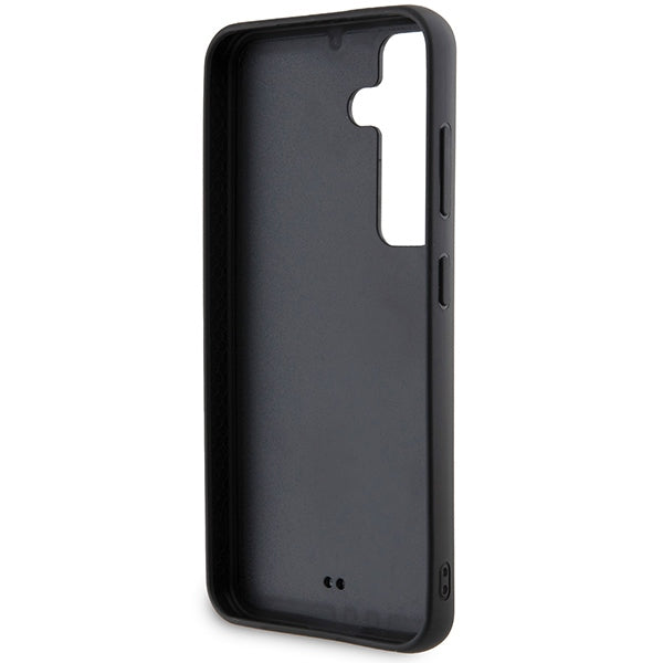 Case for Samsung Galaxy S24+ S926, Karl Lagerfeld, Rhinestone Metal Plate, Black