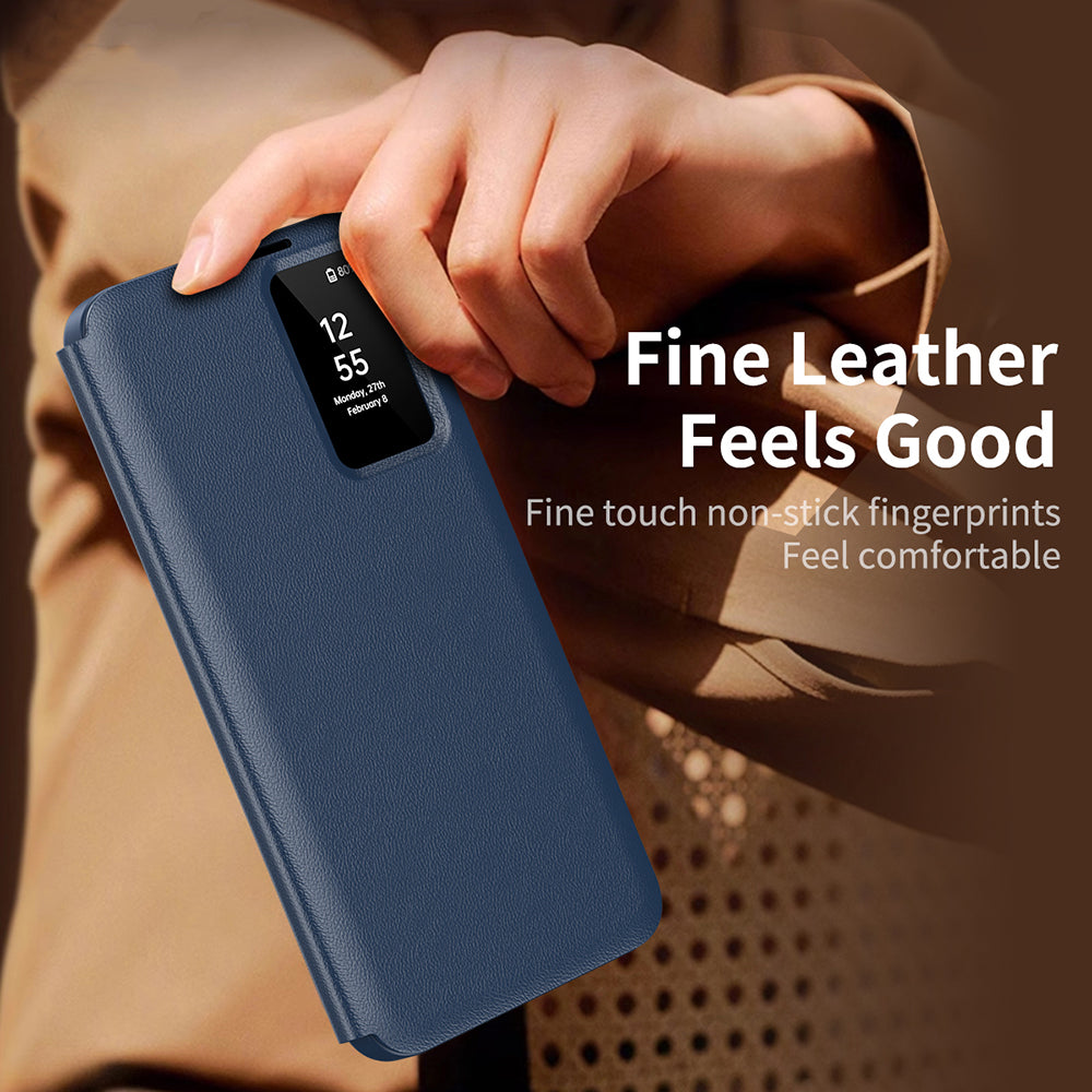 Case for Samsung Galaxy S25 FE, Techsuit, SmartView, Blue