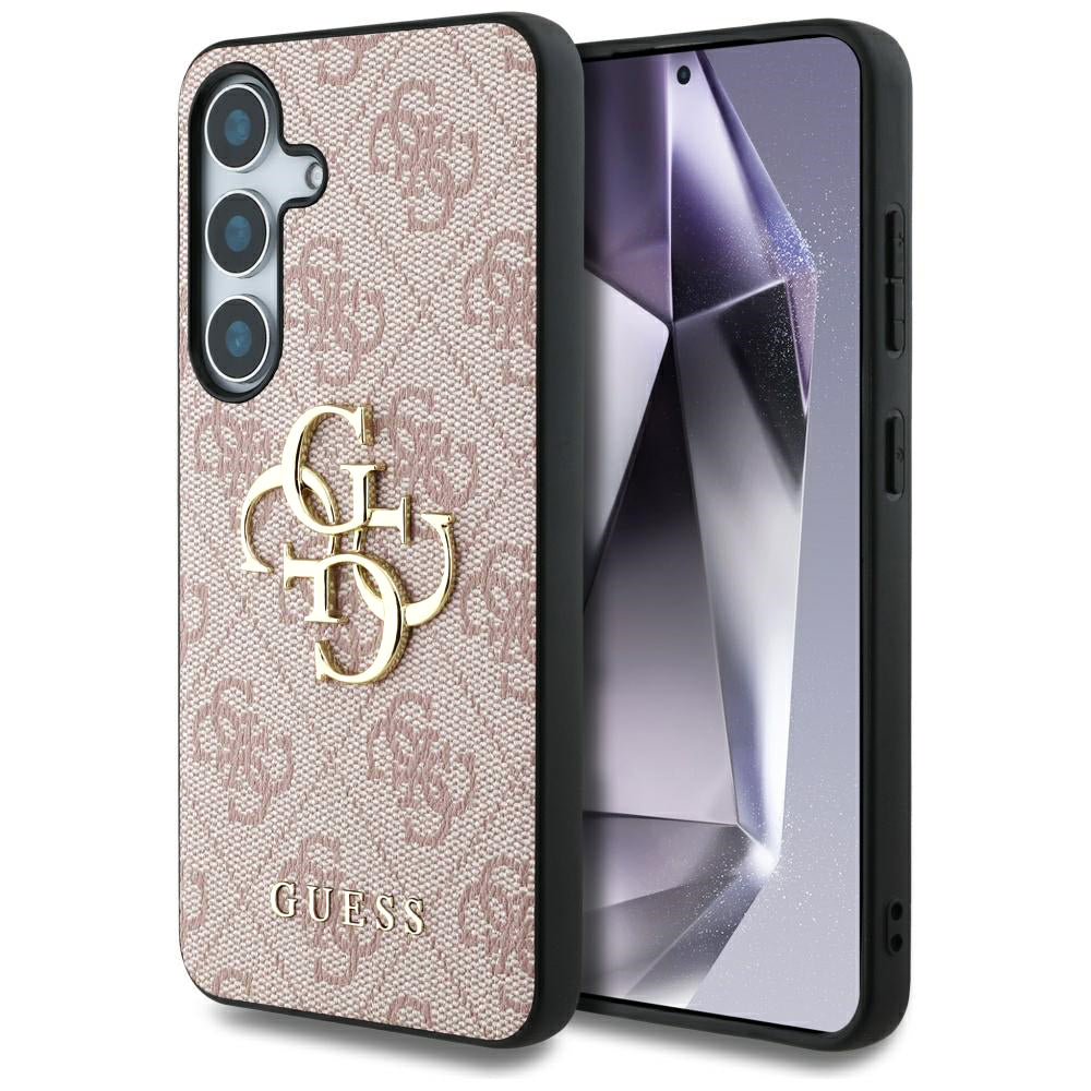 Case for Samsung Galaxy S25+ S936, Guess, 4G Big Logo, Pink