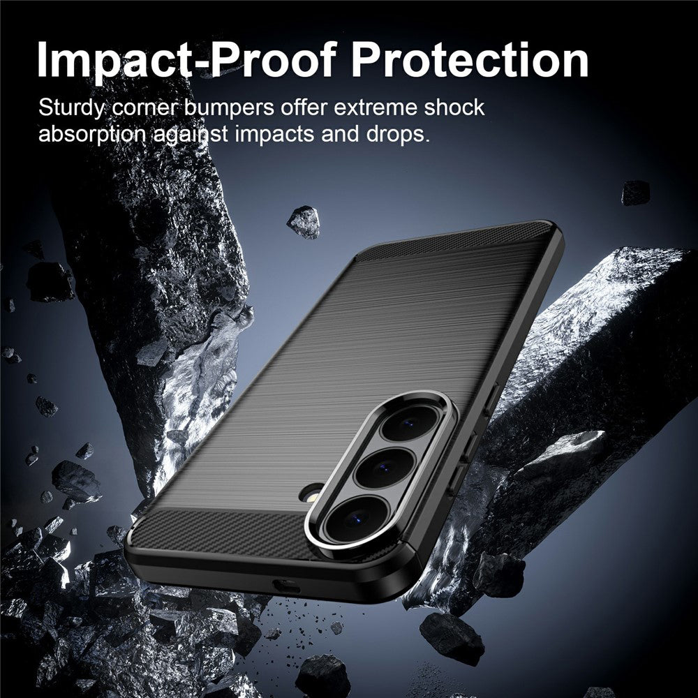 Case for Samsung Galaxy S26 FE S741 / S25 FE, Techsuit, Carbon, Blue