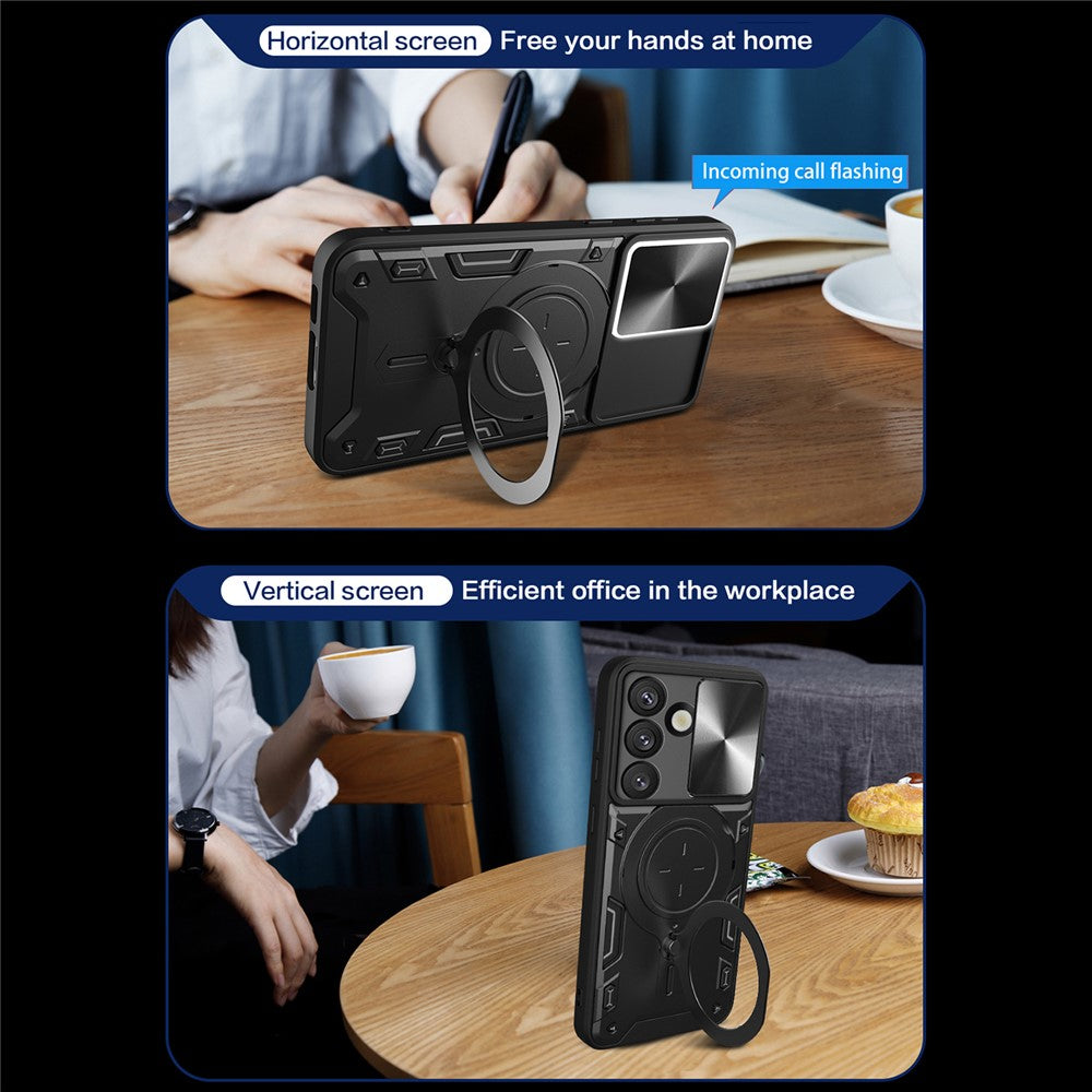 Case for Samsung Galaxy S26 S942, Techsuit, CamGuard Pro, Blue