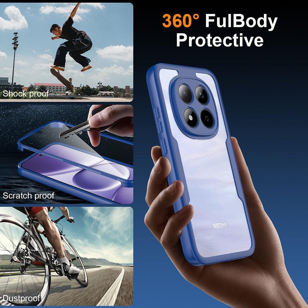 Case for Samsung Galaxy S26 S942, Techsuit, ColorVerse 360, Blue