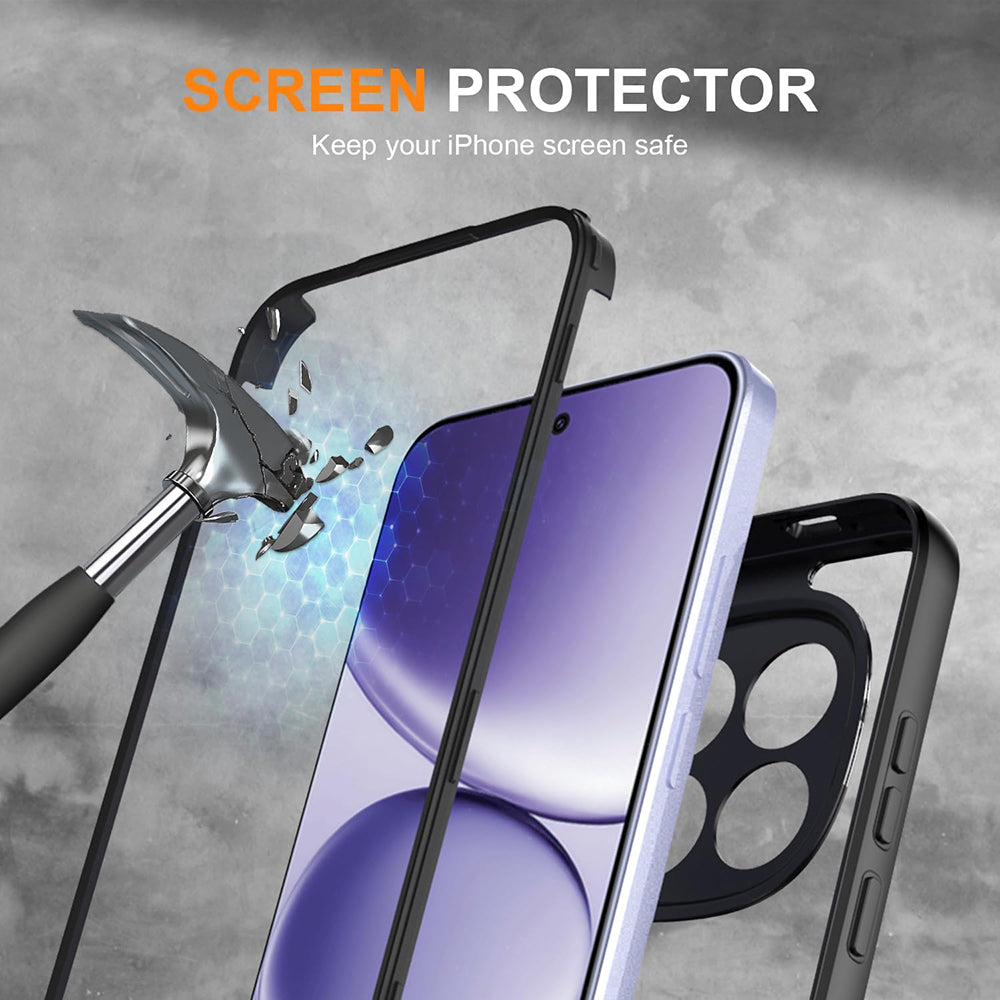 Case for Samsung Galaxy S26 S942, Techsuit, ColorVerse 360, Black