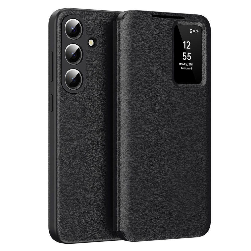 Case for Samsung Galaxy S26 S942, Techsuit, SmartView, Black