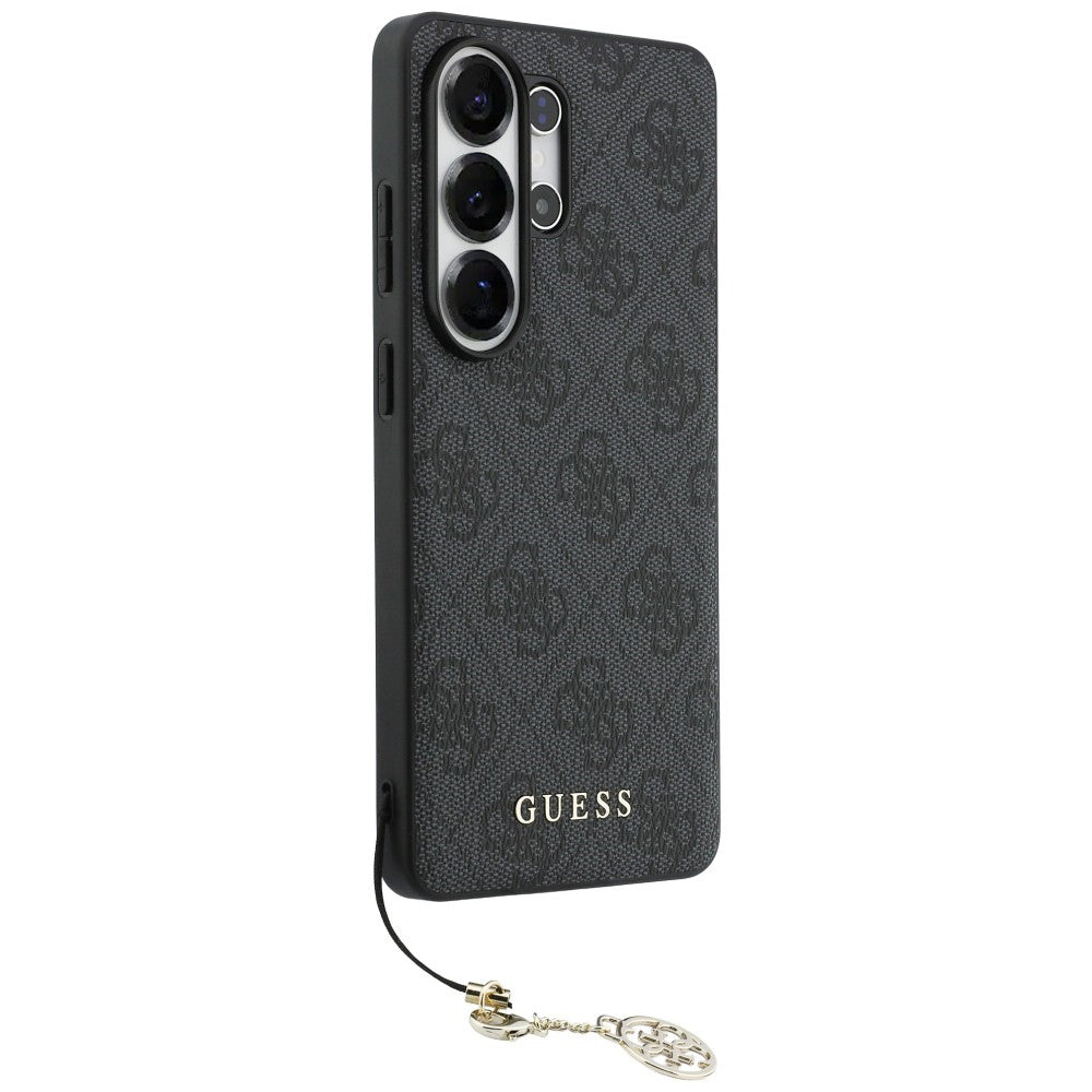 Case for Samsung Galaxy S26 Ultra S948, Guess, 4G Classic Logo Charm, Black