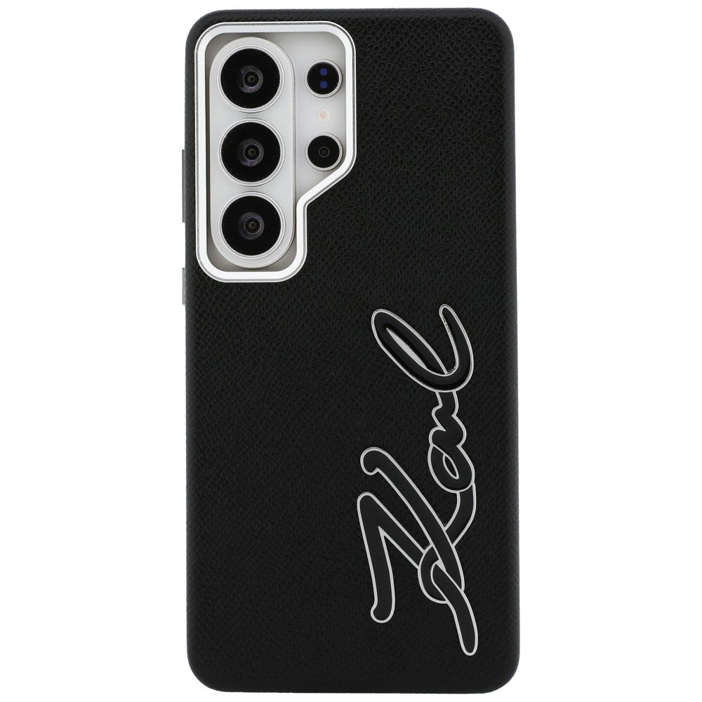 Case for Samsung Galaxy S26 Ultra S948, Karl Lagerfeld, Signature Resin Logo, Black