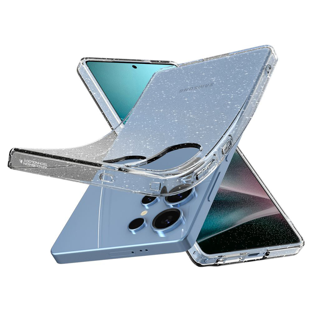 Case for Samsung Galaxy S26 Ultra S948, Spigen, Liquid Crystal Glitter, Transparent ACS10673