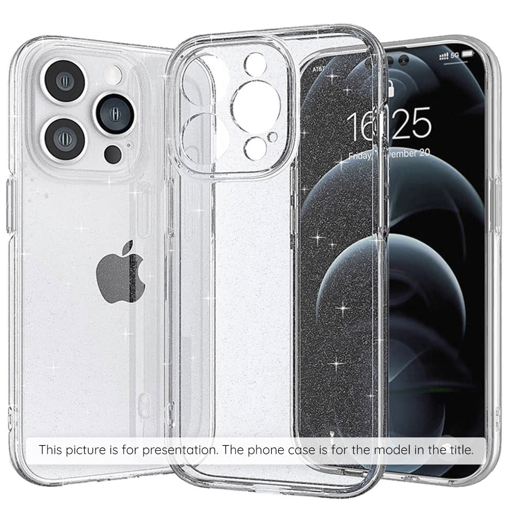 Case for Samsung Galaxy S26 Ultra S948, Techsuit, SparkleSkin, Transparent