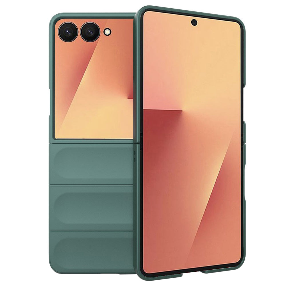Case for Samsung Galaxy Z Flip7 F766, Techsuit, Magic Shield, Green