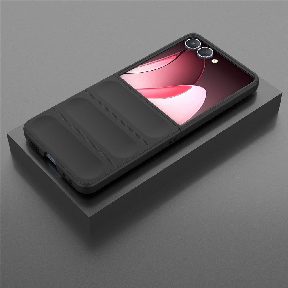 Case for Samsung Galaxy Z Flip7 F766, Techsuit, Magic Shield, Burgundy