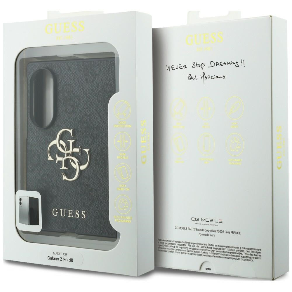 Case for Samsung Galaxy Z Fold8 F971, Guess, 4G Big Logo, Black