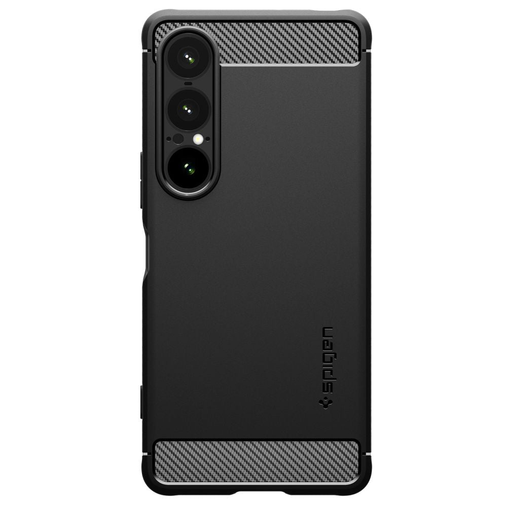 Case for Sony Xperia 1 VII, Spigen, Rugged Armor, Matte Black ACS09591