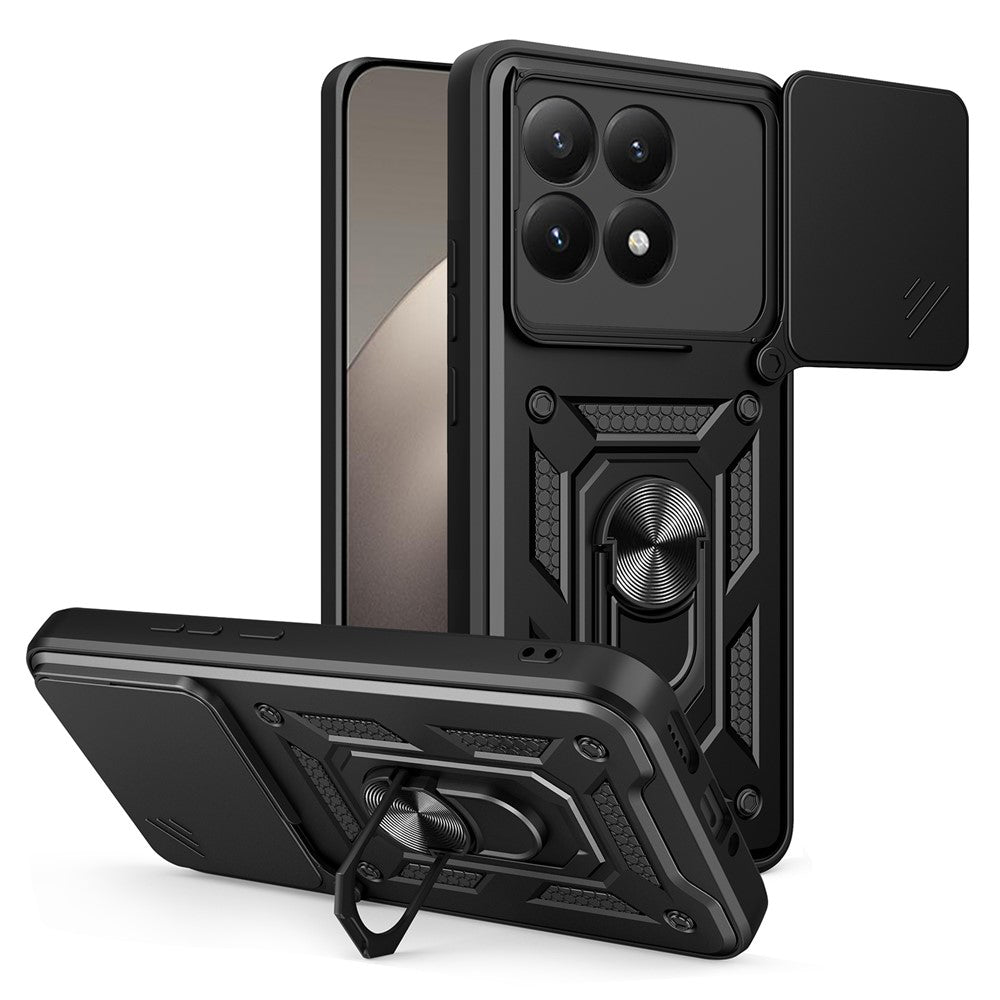 Case for Xiaomi 15T, Techsuit, CamShield, Black