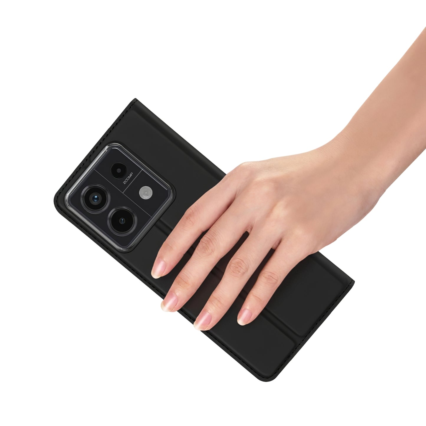 Pouch for Xiaomi Poco X6 / Note 13 Pro 5G, DUX DUCIS, Skin Pro, Black
